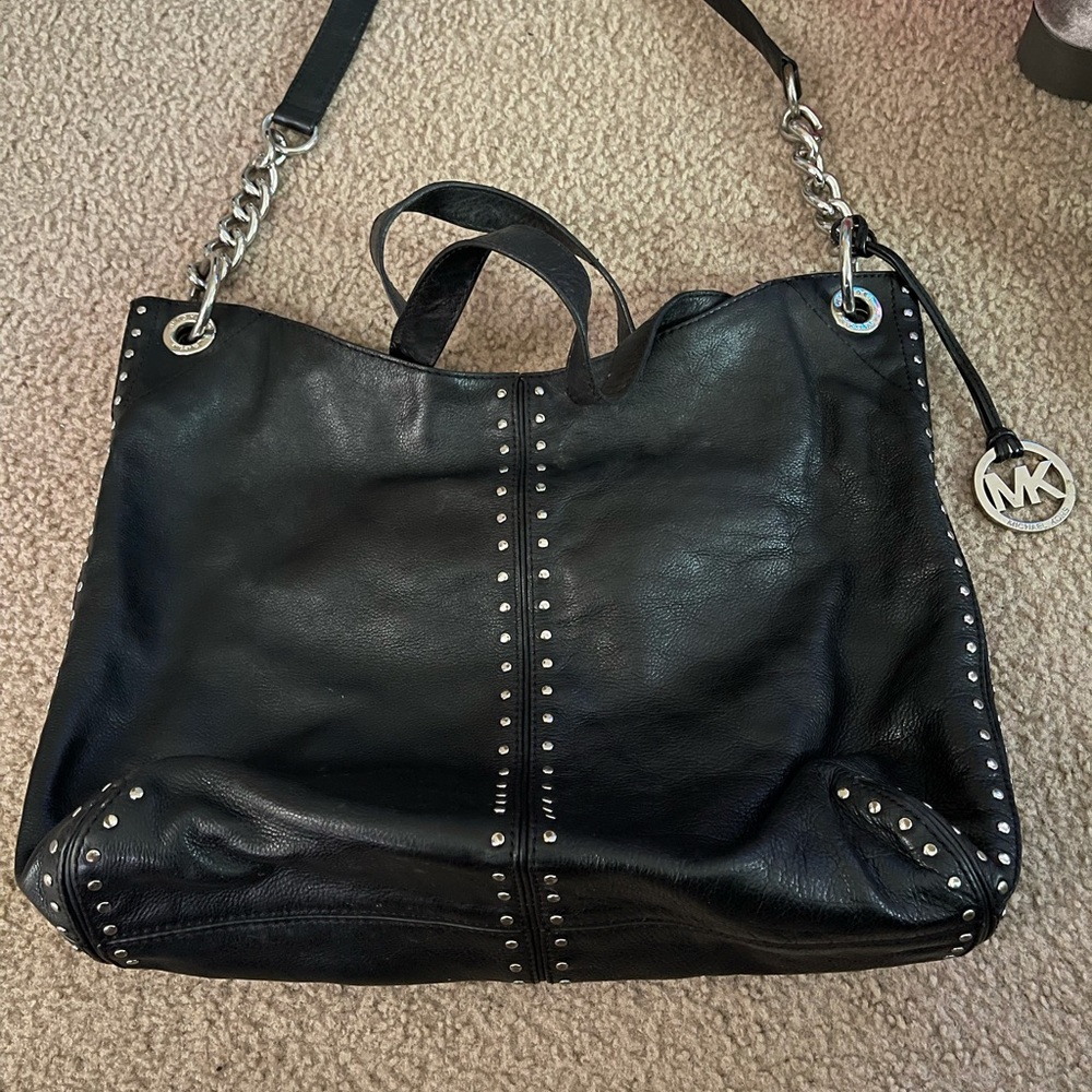 Michael Kors silver studded limited edition bag…